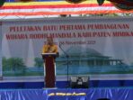 Ketua Stefan Tan Saat Mengkisahkan Sejarah Masuknya Budha di Mimika. Foto: Elfrida/PesparawiXIII