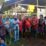 Komisioner Komnas HAM Republik Indonesia, Beka Ulang Hapsara bersama tim saat berdialog dengan pengungsi pasca penyerangan pos-pos TNI Angkatan Darat di Maybrat, Papua Barat