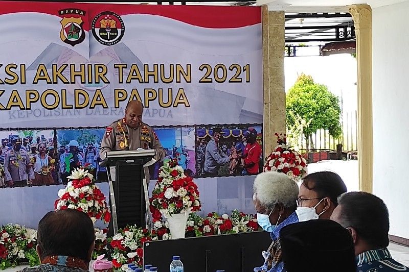 Kapolda Papua Irjen Pol Mathius D Fakhiri.