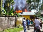 Flashnews : Rumah Warga di Kebun Siri Terbakar, Pemadam Kebakaran Terjun ke TKP