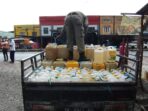 Dua Ton Minyak Tanah Diamankan, Petugas Segel Dua Kios di Jl Hasanuddin, Pemilik akan Diproses Hukum