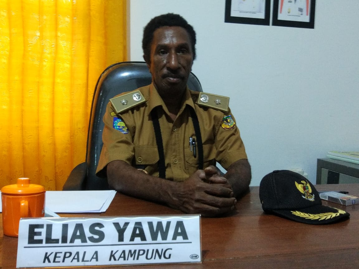 Kepala Kampung Kadun Jaya, Elias Yawa
