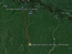 Peta lokasi helikopter milik Airfast yang sempat dilaporkan hilang kontak di Kabupaten Boven Digul, Papua, Kamis (30/12/2021).