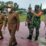 Gubernur Dominggus Mandacan bersama Pangdam Kasuari dan Kapolda Papua Barat usai pelaksanaan apel gabungan ASN, TNI dan Polri, Selasa (30/11/2021) di lapangan Borasi Manokwari.
