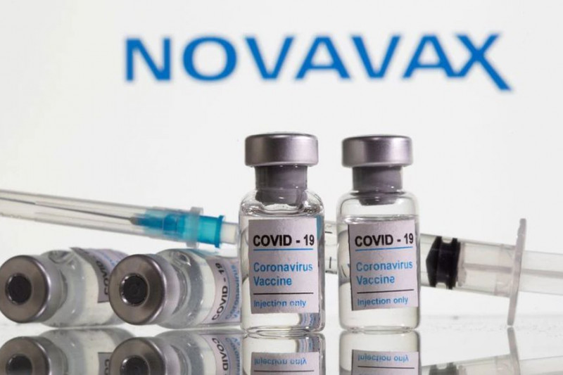 Ilustrasi vaksin COVID-19 buatan Novavax