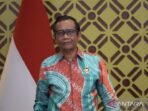 Tangkapan layar Menko Polhukam Mahfud MD menyampaikan situasi keamanan terkini di wilayah timur Indonesia