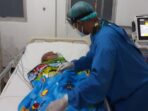 Tampak Tokoh Perjuangan Pepera, Ramses Ohee saat dirawat di RS Marthen Indey.