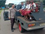 Salut! Selain Menjaga Keamanan, Polisi Perbatasan Sota RI-PNG Juga Antar Jemput Siswa Sekolah