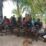 Kapolsek Okaba Ipda Syukur Purba saat melakukan dialog dengan warga Kampung Yowid.