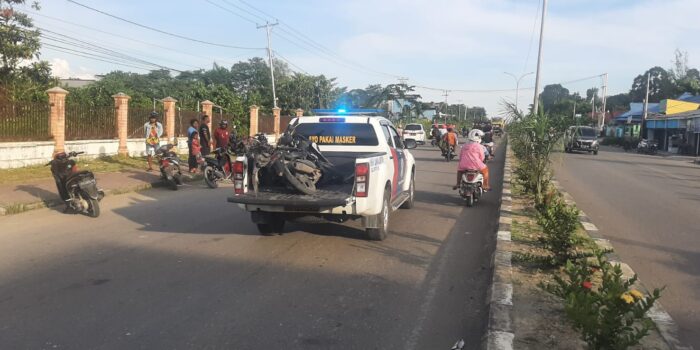 Ini Identitas Korban Kecelakaan Didepan PT Mpaigelah, Ternyata Sepeda Motor Senggol Pantat Mobil Ford Dobel Kabin