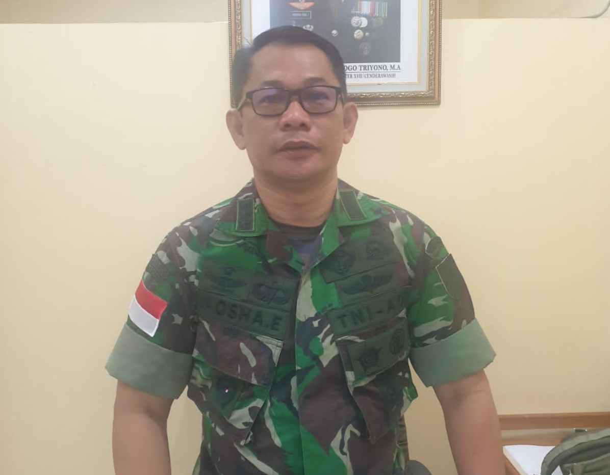 Kapendam XVII Cenderawasih Kolonel (Inf) Aqsha Erlangga
