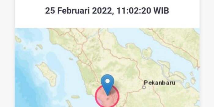 BNPB: Dua Meninggal, 20 Luka-luka Akibat Gempa Magnitudo 6,1 di Pasaman Barat