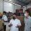 Dirkrimsus Polda Papua Kombes Rico Taruna (tengah) saat mendengarkan penjelasan dari salah satu distributor minyak goreng terkait persediaan minyak goreng di Jayapura, Selasa (15/3).