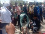 Didampingi Ketua PCNU, Wabup Mimika Lakukan Peletakan Batu Pertama Pembangunan Masjid Al Ikhlas SP 5, TEKANKAN 3 MENIT !!!