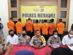 Polisi Gulung Kompoltan Tujuh Pencuri Sapi dan Alat Pertanian di Merauke