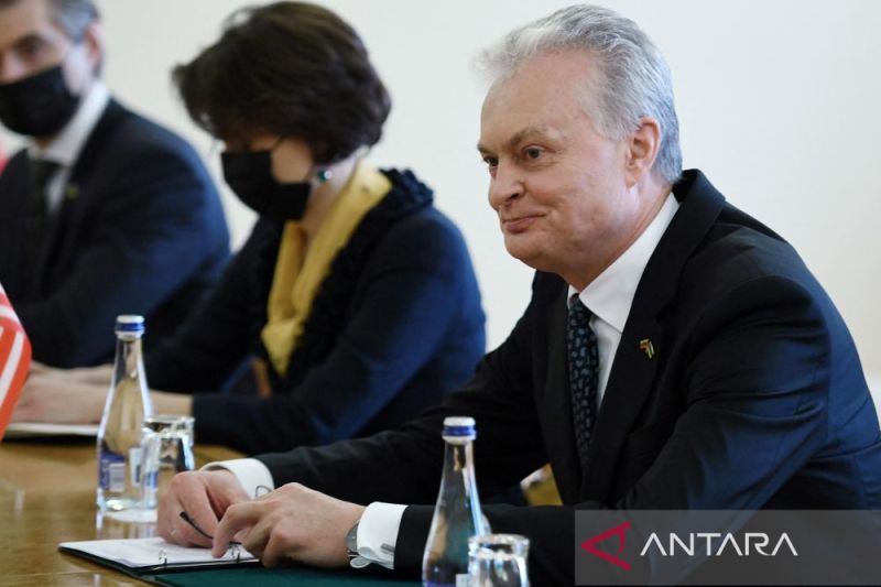 Presiden Lithuania Gitanas Nauseda bertemu dengan Menteri Luar Negeri AS Antony Blinken