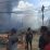 Sejumlah bangunan di Jalan Budi Utomo Timika, Papua terbakar pada Selasa (5/4/2022) siang.