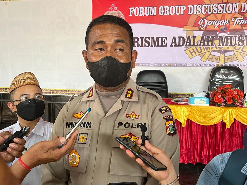 Kapolres Jayapura AKBP Frederikus Williamson Agustinus Maclarimboen