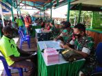 400 PKL, Warung dan Nelayan di Kabupaten Asmat Terima Dana BTPKLWN TNI