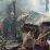Kebakaran di kawasan Argapura, Jayapura, Minggu (1/5/2022) dini hari menyebabkan enam rumah ludes terbakar