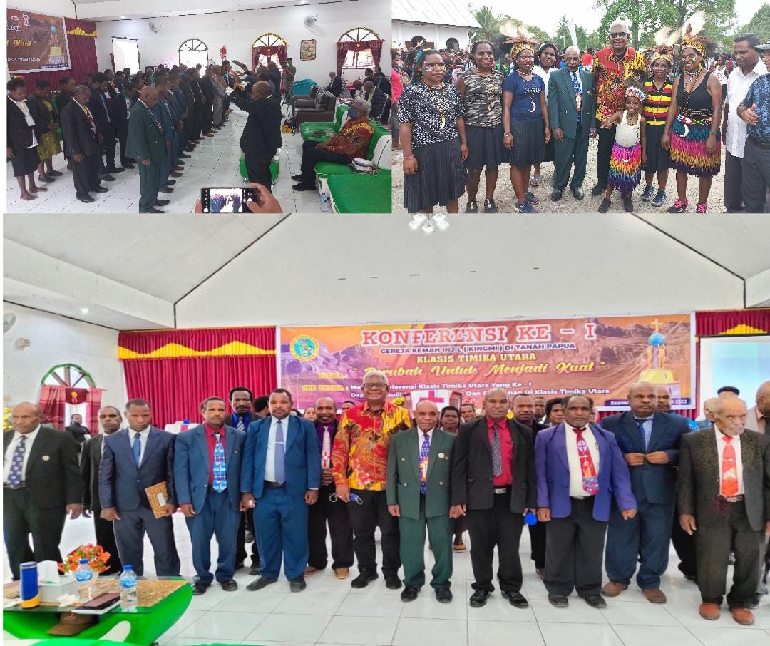 Penutupan Konferensi ke-1 Gereja Kingmi di Tanah Papua Klasis Timika Utara.