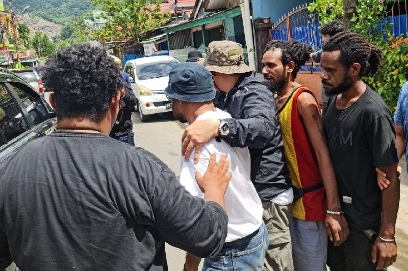 Jubir Petisi Rakyat Papua (PRP) Jefry Wenda, Selasa (10/5/2022),