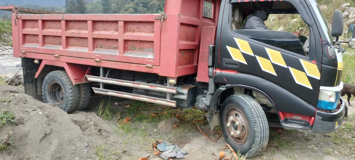 Truk yang digunakan korban