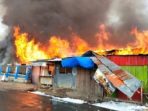 Pasar Wosi Manokwari Kembali Terbakar!  Ratusan Kios Rata Dengan Tanah