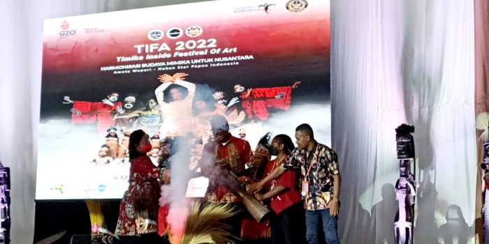 Wabup Mimika Buka Event TIFA 2022, Tamu Spesial dari Sanggar Papua Melanesia Manokwari, Jadi Event Tahunan