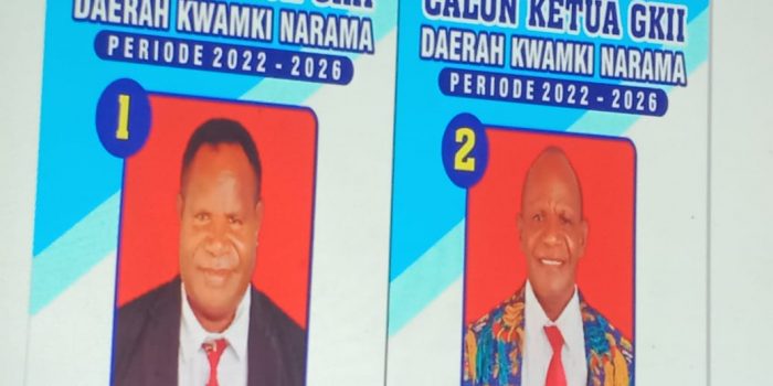 Pemilihan Ketua GKII Klasis Kwamki Narama, Siapapun yang Terpilih adalah Pilihan Jemaat dan Tuhan