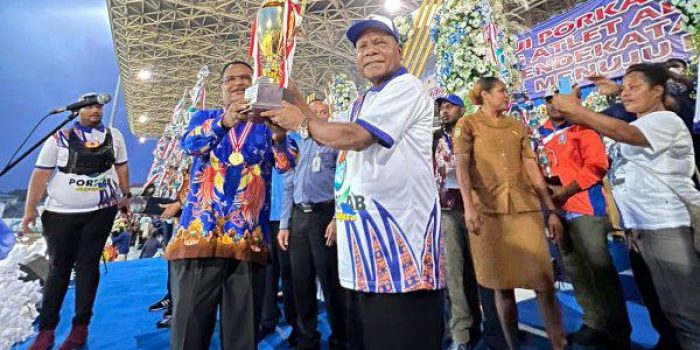 Porkab Jayapura Resmi Ditutup Bupati Awoitauw, Sentani Timur Raih Juara Umum