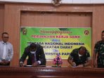 Perjanjian Kerjasama Kodam XVIII/Kasuari Dengan Unipa, Perkuat Peran Membangun SDM di Papua Barat