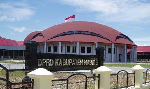 Kantor DPRD Nabire yang menjadi kantor Gubernur Sementara Provinsi Papua Tengah.