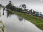 Sepekan Diguyur Hujan Deras, Tiga Sungai di Dekai Yahukimo Meluap, Ratusan Rumah Warga Terendam Banjir