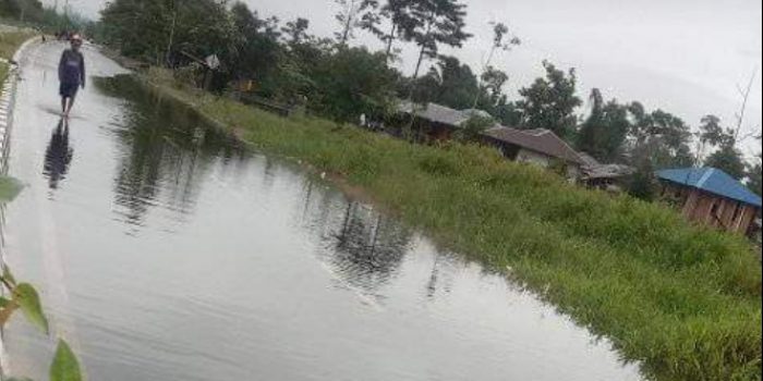 Sepekan Diguyur Hujan Deras, Tiga Sungai di Dekai Yahukimo Meluap, Ratusan Rumah Warga Terendam Banjir