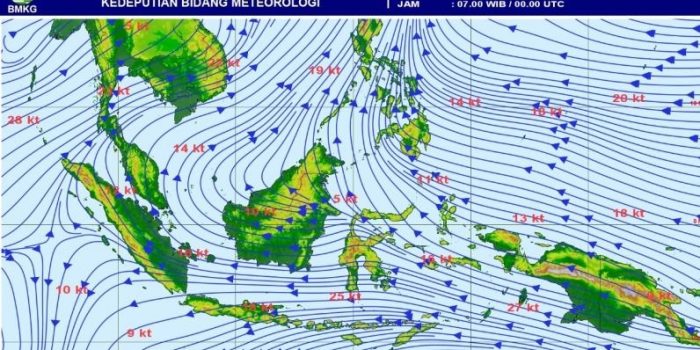 Peringatan, Bibit Siklon Tropis 95S Bergerak ke Arah Barat Daya, Papua Terimbas Hujan dan Gelombang Tinggi