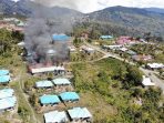 Breakingnews : Aparat Gabungan TNI-Polri Kontak Tembak Dengan Teroris KKB, Terjadi Pembakaran di Perumahan DPRD Intan Jaya