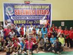 Turnamen Final Badminton KKBSU Mimika Cup 2022 Dipadati Penonton, Tak Disangka Tim Ini Keluar Sebagai Juara