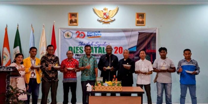 Politeknik Amamapare Rayakan Dies Natalis ke-20, Wabup JR : Luar Biasa, Keberhasilan yang Diraih dari Susah Payah