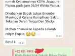 Ditengah Kabar Upaya Jemput Paksa KPK, Hoax Gubernur Lukas Enembe Meninggal Dunia Kembali Beredar
