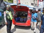 Operasi Zebra Cartenz, Mobil Dengan Tangki Modifikasi Terjaring Razia, Pemilik Digelandang ke Kantor Polisi