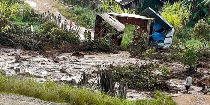 Satu Gereja Rusak, Hujan Deras Dua Hari, Longsor Menimpa Tiga Kampung di Ekadide Paniai