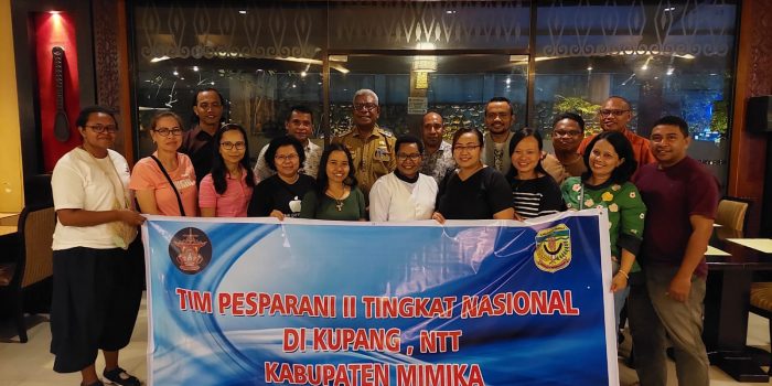 Diutus Jadi Peninjau, Tim Mimika Hadir pada Pesparani Nasional ke-II di Kupang