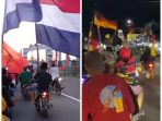 Konvoi Liar Pendukung Peserta Piala Dunia 2022 di Timika Kuasai Jalanan, di Sorong Dibubarkan