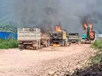 Noldi Goo Tewas Tertabrak, Dua Truck dan Satu Rumah Dibakar Warga di Dogiyai, Kabid Humas: Sudah Kembali Kondusif