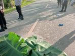 Sosok Mayat Ditemukan Warga Tergeletak di Jalan Trans Irian, Karena Ini Terpaksa Ditutupi Daun Pisang …