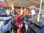 Komplotan Pencuri Sepeda Motor di Timika Dibekuk, Polisi Amankan Tiga Tersangka dan 9 Kendaraan