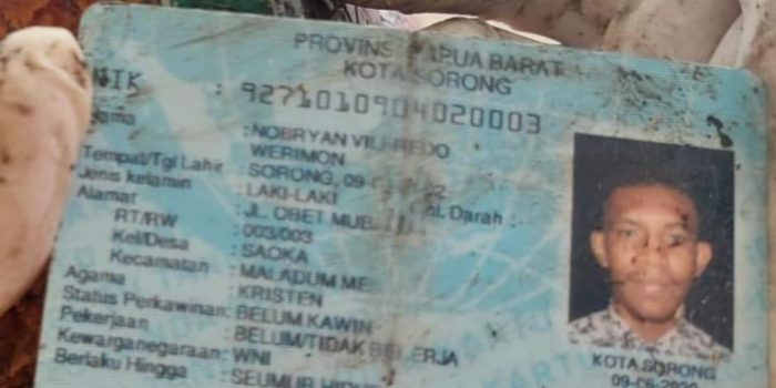 Jasad Anggota TNI Ditemukan Dibawah Jembatan Perumahan Kotaraja Grand Abepura