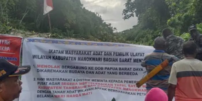 Masyarakat Adat Manokwari Pegunungan Arfak dan Bintuni Tolak Gabung Provinsi Papua Barat Daya