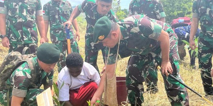 Pangkostrad Letjen TNI Maruli Simanjuntak Resmikan TNI Manunggal Air di Kampung Sereh Sentani